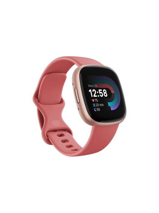 Fitbit Montre de sport GPS Versa 4 Smartwatch Rose/Rose