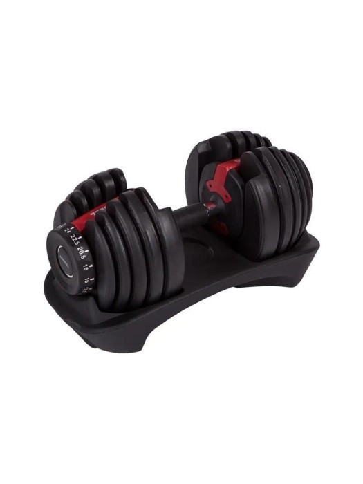 Fitcom Haltère court réglable 24 kg