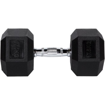 Fitcom Hex Dumbbell 17.5 kg, 17.5kg Fitcom Hex Dumbbell 17.5 kg, 17.5kg