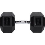 Fitcom Hex Dumbbell 25 kg, 25kg