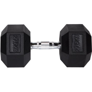 Fitcom Hex Dumbbell 27.5 kg, 27.5kg