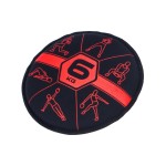 FTM Sandbell 6 KG, Schwarz / rot