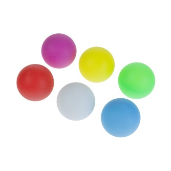FTM Tischtennis-Bälle 6 Stück, white, violet, yellow, grün, blue, red