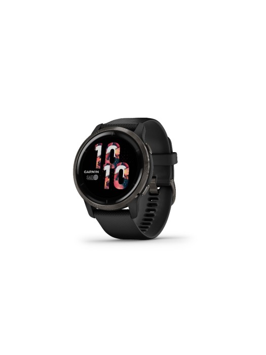 GARMIN Montre de sport Venu 2 Noir/Gris