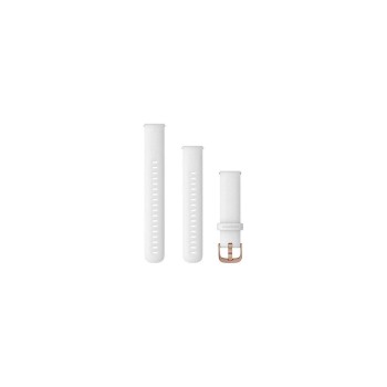 Garmin Acc, Venu 2S, 18mm Band, White+Rose Gold