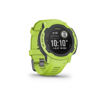 Garmin Instinct 2, 45mm Gehäuse, electric lime, Nylon Band