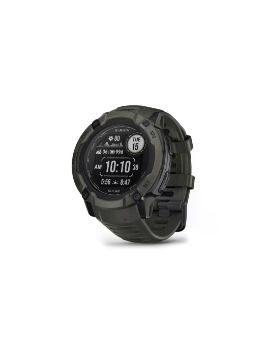 GARMIN Montre de sport Instinct 2X Solar Moosgrün
