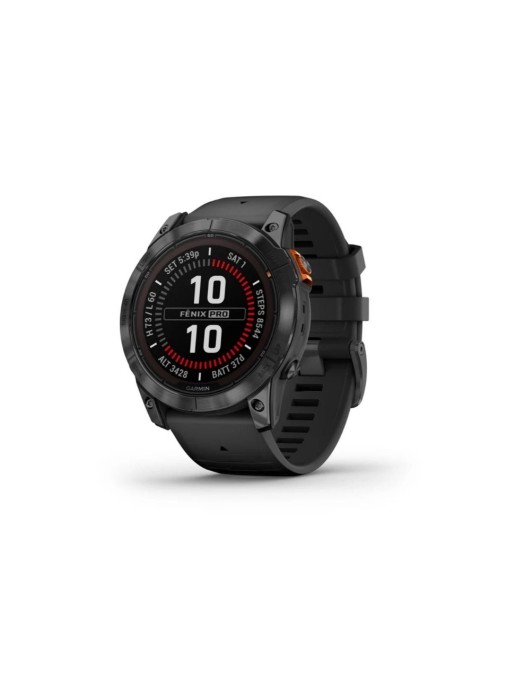 GARMIN Montre de sport GPS Fenix 7X Pro Solar Edition Noir