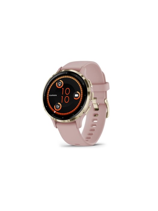 GARMIN Montre de sport Venu 3S Dust Rose / Softgold