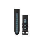 Garmin fenix 7X 26mm QuickFit, 26mm, QuickFit, Silicone, black-blue