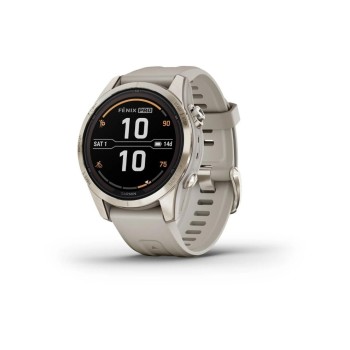 Garmin fenix 7S Pro Sapphire Solar Edition, 42mm, beige/softgold