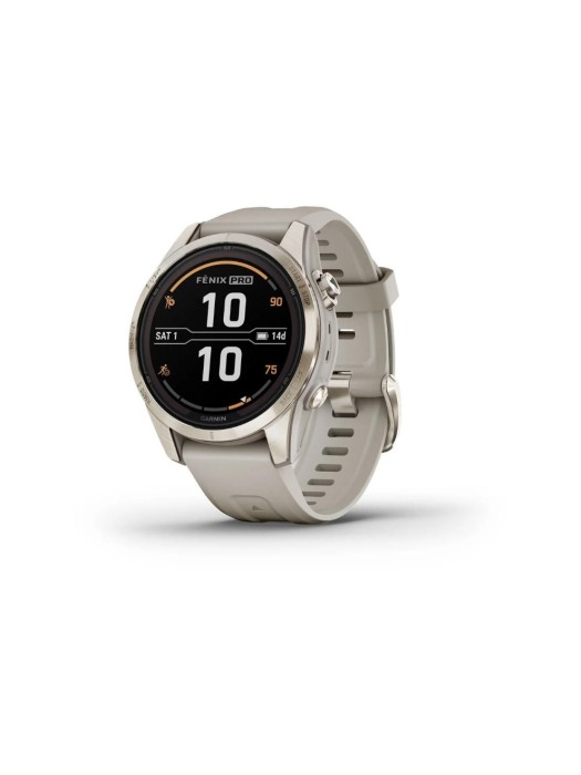 GARMIN Montre de sport fenix 7 Pro Sapphire Solar Edition Beige