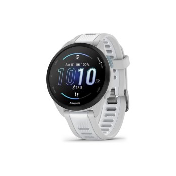 Garmin Forerunner 165 Music, Dunstgrau/Steinweiss