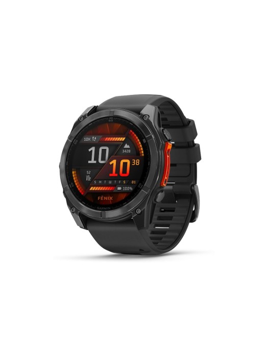 GARMIN Montre de sport Fenix 8 AMOLED, 51 mm Noir