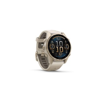 Garmin Fenix 8 AMOLED Sapphire, 43mm, Soft Gold, Sandstone Band