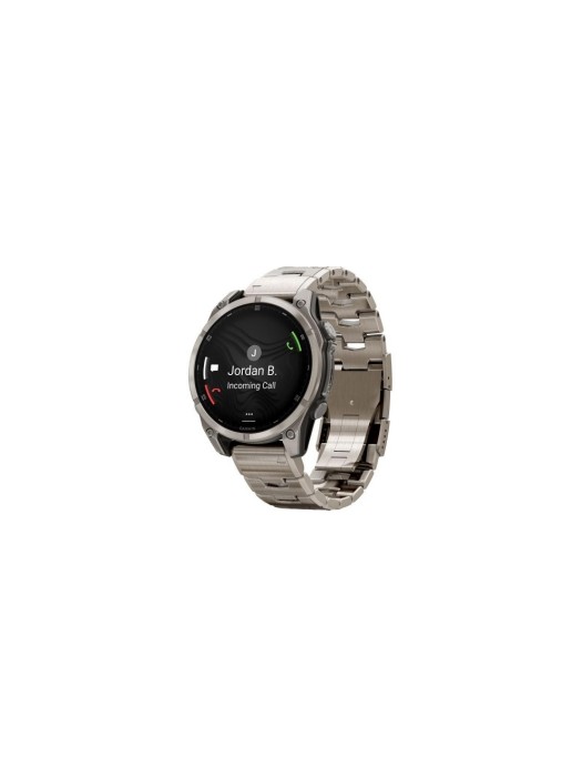 GARMIN Montre de sport Fenix 8 AMOLED Sapphire, 47 mm Titane