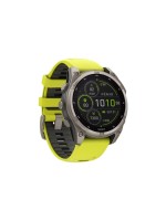 GARMIN Montre de sport Fenix 8 Solar Sapphire, 47 mm Jaune