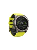 GARMIN Montre de sport Fenix 8 Solar Sapphire, 51 mm Jaune