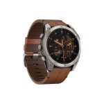 GARMIN Montre de sport Fenix 8 AMOLED Sapphire, 51 mm Marron