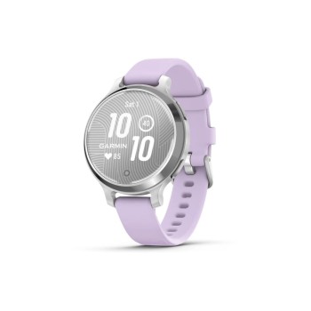 Garmin Lily 2 Active, Silver/Jasmine Purple, Silikonarmband