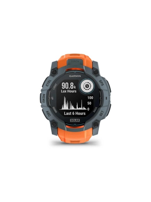 GARMIN Montre de sport Instinct 3 Solar Twilight/Solstice 50 mm