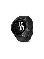 GARMIN Montre de sport GPS Venu 4 - 45 mm Noir/Gris