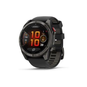 GARMIN Montre de sport Fenix 8 Pro 51 mm Noir / Gris cierge