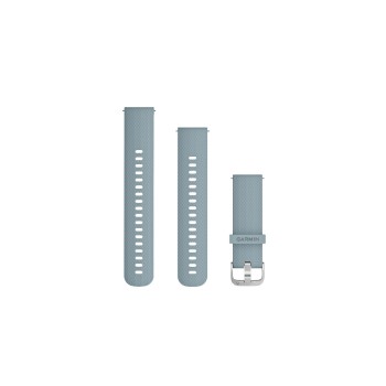 Garmin Quick Release Band, silicone seafoam w. silv.