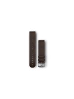 Garmin Quick Release Band, Dark Brown Stainless Leather