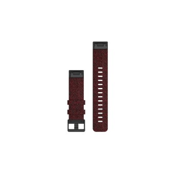 Garmin fenix 6 22mm QuickFit, Heathered Red Nylon Band