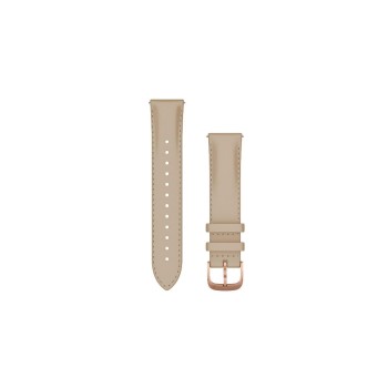 Garmin Schnellwechsel-Armband (20mm), Leather, Rose Gold-Beige