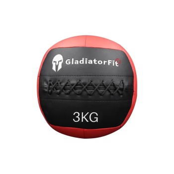 Gladiatorfit Balle médicinale Wall Ball ultra-résistant 3 kg Gladiatorfit Balle médicinale Wall Ball ultra-résistant 3 kg