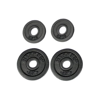 HAMMER Disque d'haltères 2 x 0.5 kg + 2 x 1.25 kg HAMMER Disque d'haltères 2 x 0.5 kg + 2 x 1.25 kg