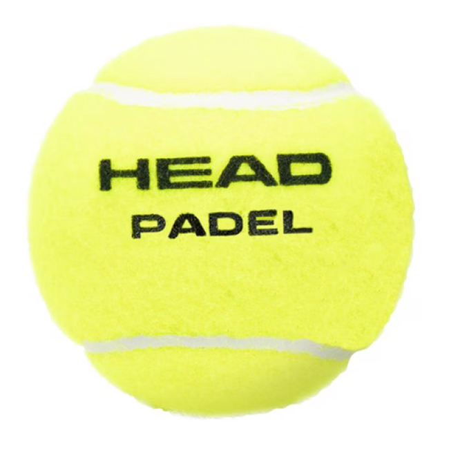 HEAD Padel Ball Team Lot de 3 -  jaunes