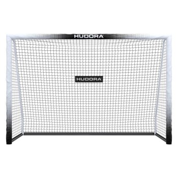 Hudora But de football Pro Tect 240 Advanced Blanc/noir