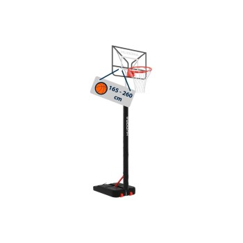 Hudora Pied de basket-ball Roco 205/260 gris Hudora Pied de basket-ball Roco 205/260 gris
