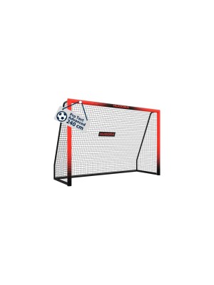 Hudora But de football Pro Tect 240 Advanced noir/rouge