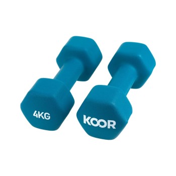 KOOR Set d’haltères courts 4 kg, Turquoise KOOR Set d’haltères courts 4 kg, Turquoise