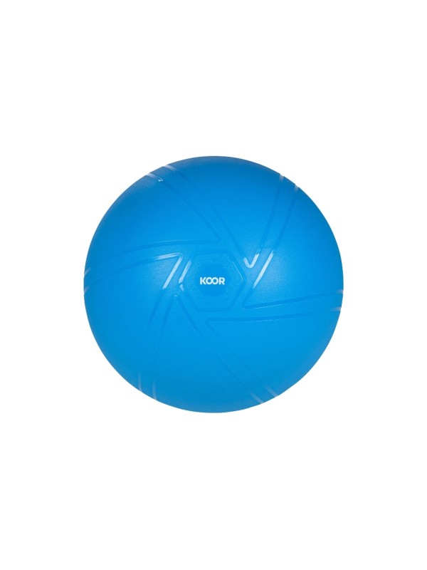 KOOR Ballon de gymnastique 55 cm, Bleu