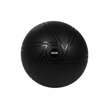 KOOR Ballon de gymnastique 75 cm, Noir KOOR Ballon de gymnastique 75 cm, Noir