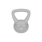 KOOR Kettlebell weich 2 kg, grau, 19.5x15x25cm, PVC / Sand