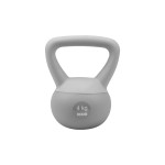 KOOR Kettlebell weich 4 kg, grau, 19.5x15x25cm, PVC / Sand