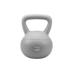 KOOR Kettlebell weich 8 kg, grey, 19.3x19.1x28.5cm, PVC / Sand