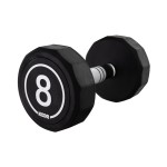 KOOR Haltère courte 8 kg, Noir