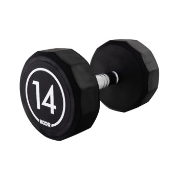 KOOR Haltère courte 14 kg, Noir KOOR Haltère courte 14 kg, Noir