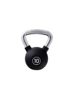 KOOR Kettlebell 10 kg black , 10 kg, Gummi, black 