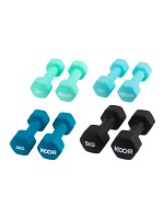 KOOR Set d’haltères courts Heavy 4 paires