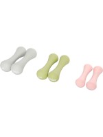 KOOR Set d’haltères courts 6 pièces, multicolore
