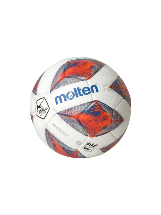 Molten Swiss Football League OFFICIAL BALL (F5A5000-SF), 5, bleu / Orange / blanc