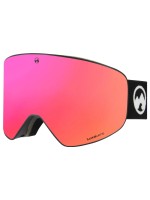 MowMow Lunettes de ski Goggle Stealth - Red / Black strap